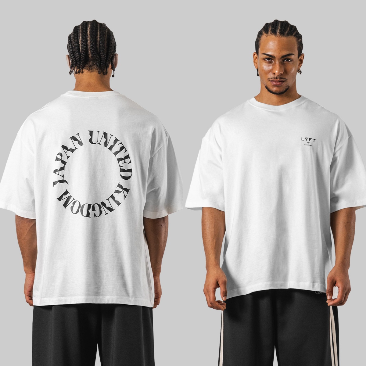 Streetwear Brand Rings - T-shirt Classica LY con Anello Posteriore,