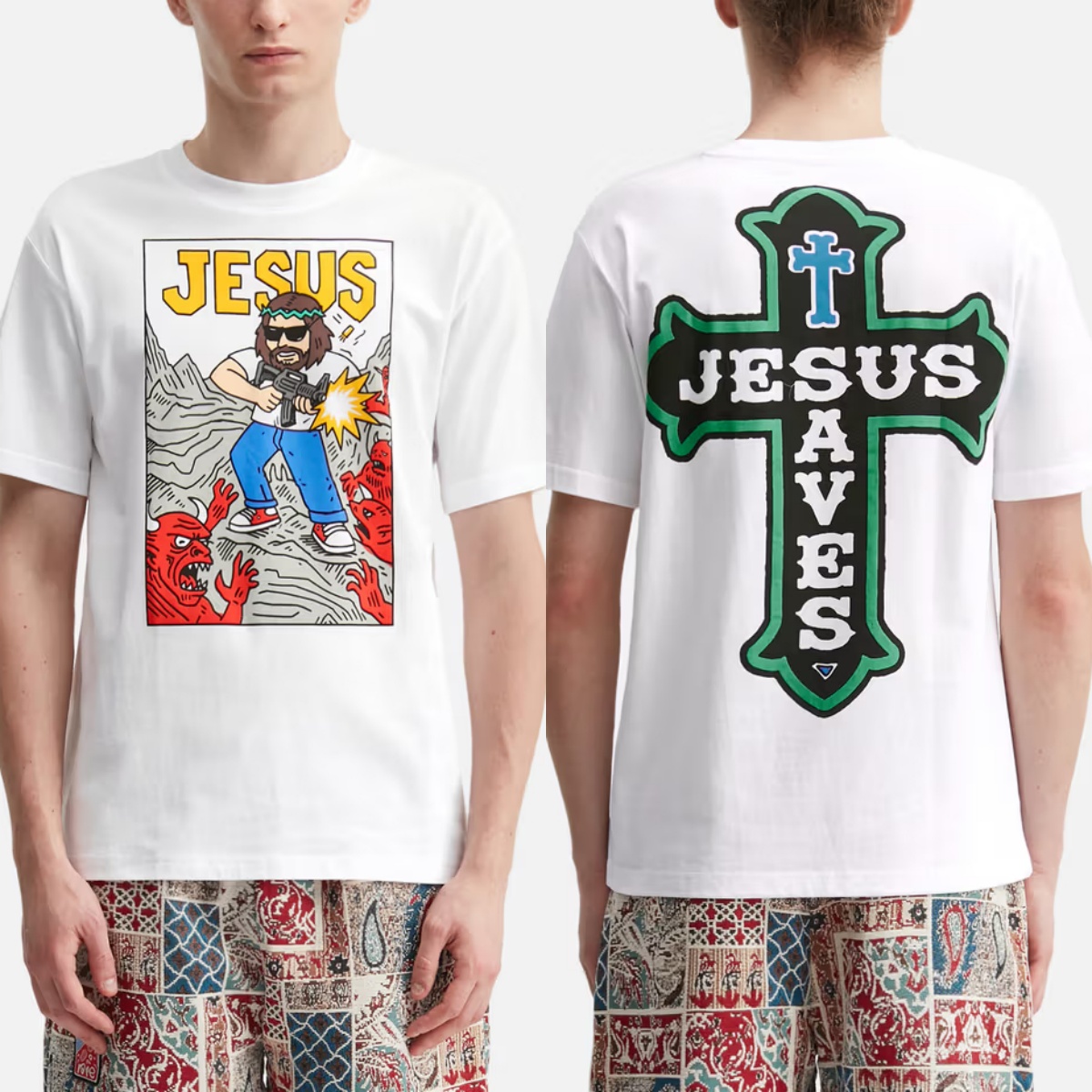 Streetwear Brand In Paris - T-shirt di marca Jesus Mayhem Paris