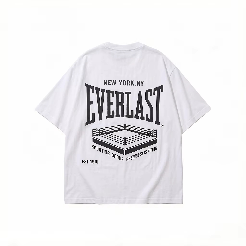 Streetwear Brand Rings - T-shirt in cotone con stampa grafica
