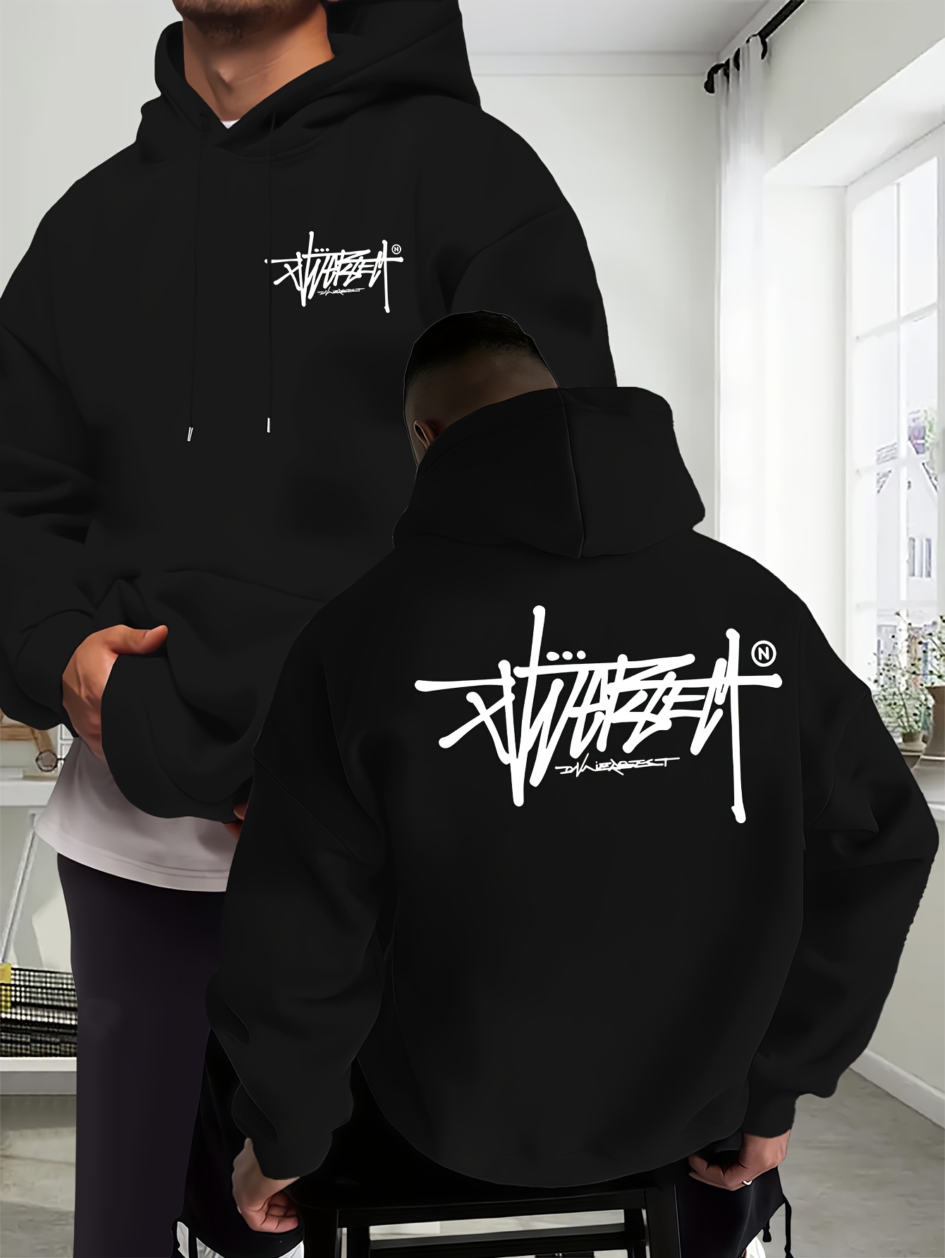 Streetwear Outfit Brand - Nuova Felpa con Cappuccio Oversize di