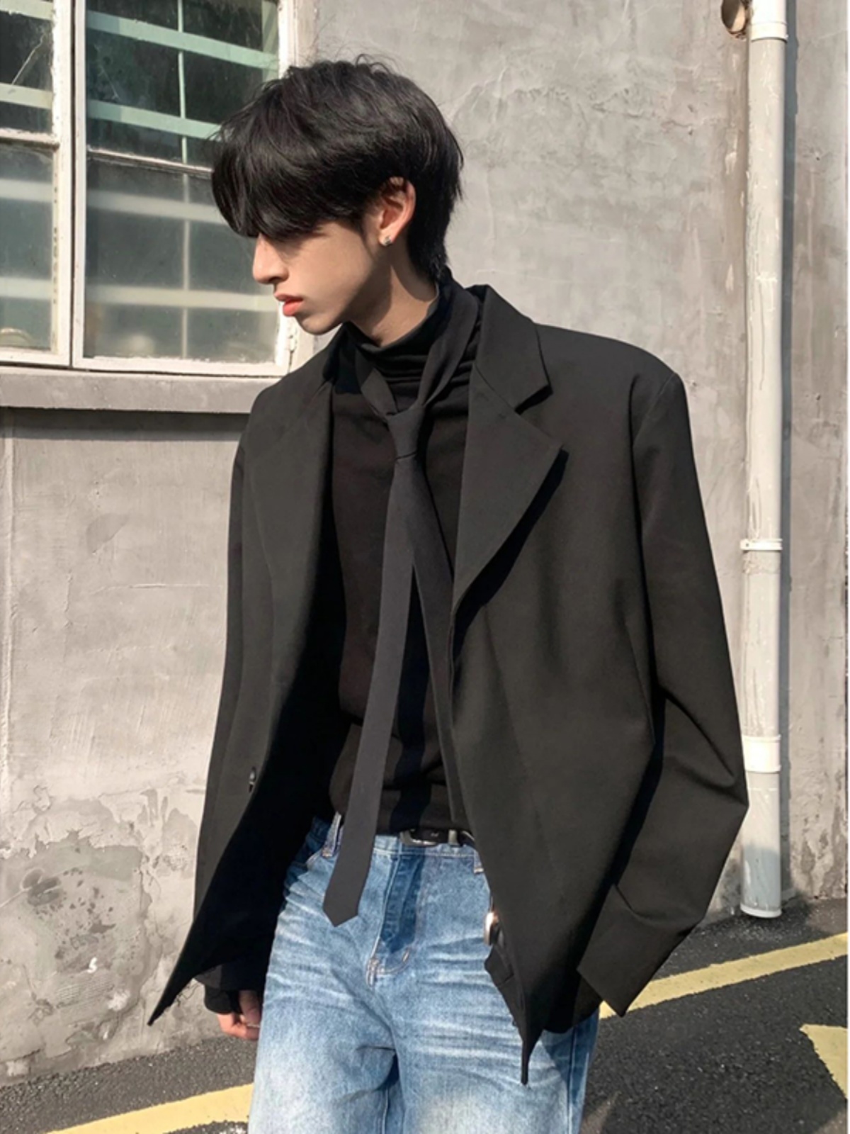 Streetwear Brand Jacket - Giacca da Uomo in Stile Casual