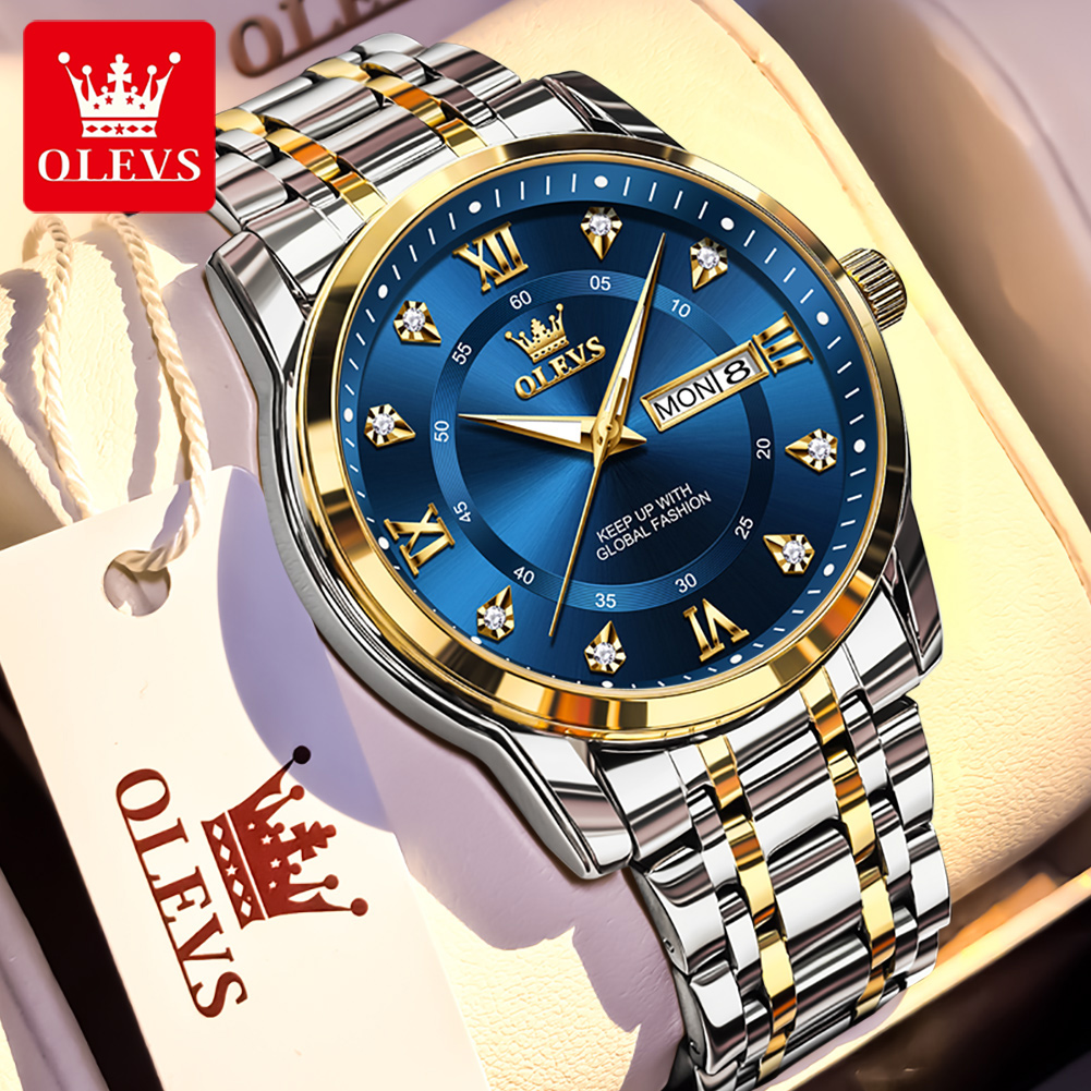 Streetwear Brand Luxury - OLEVS Brand Fashion orologi da uomo