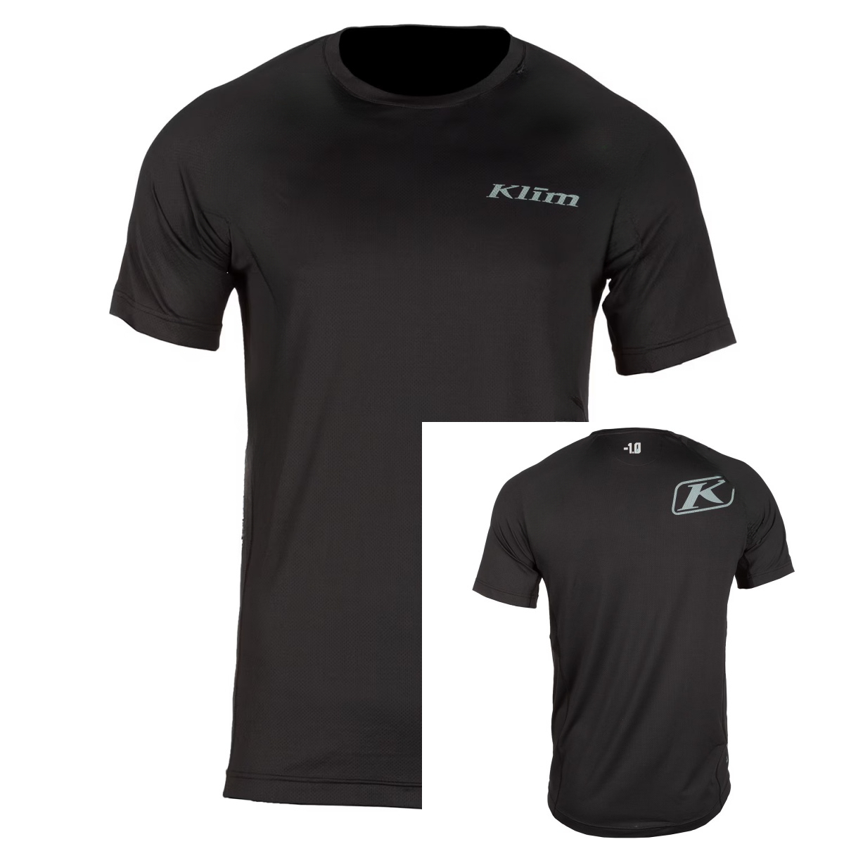 Streetwear Brand Kl - T-shirt con logo Black Base KL