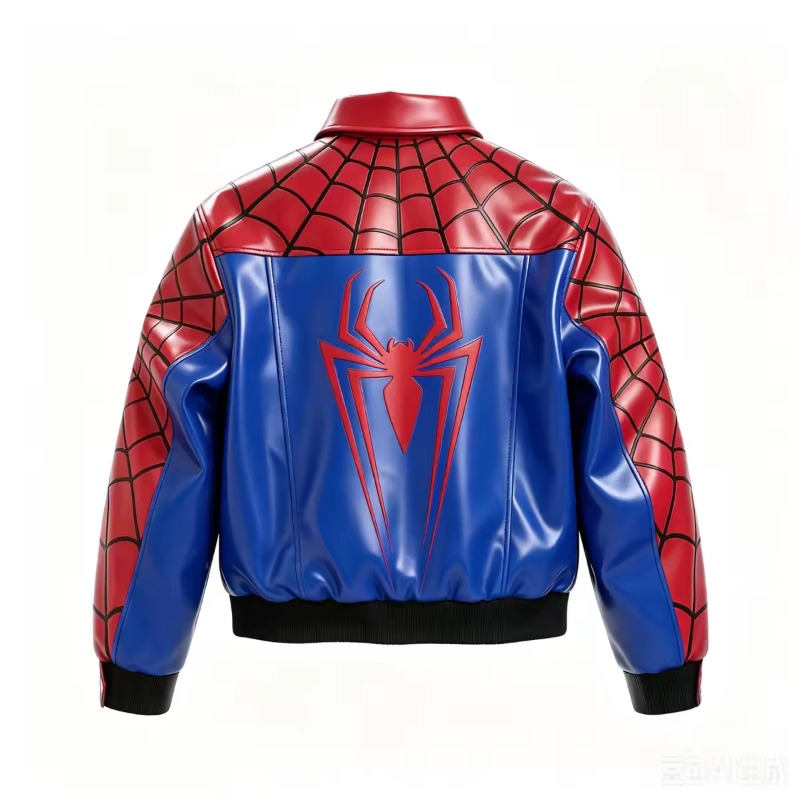Giacca in pelle di Spider-Man, - Streetwear Brand Jacket recensione e prezzo