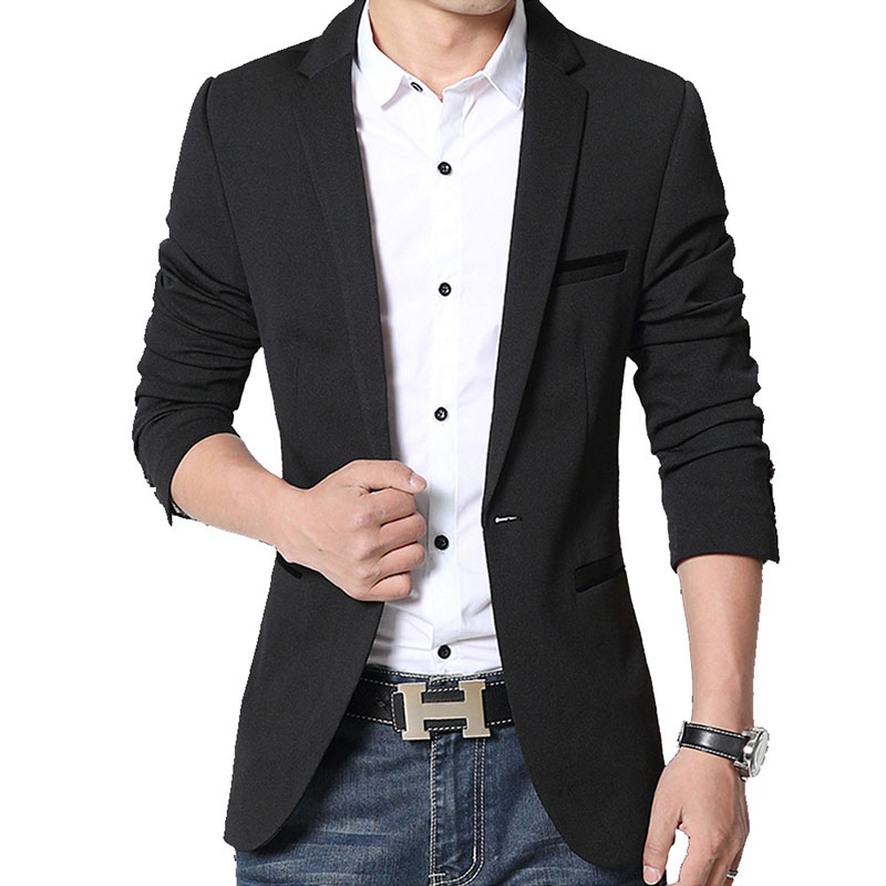 5XL-M Blazer casual da uomo di - Streetwear Brand Jacket recensione e prezzo