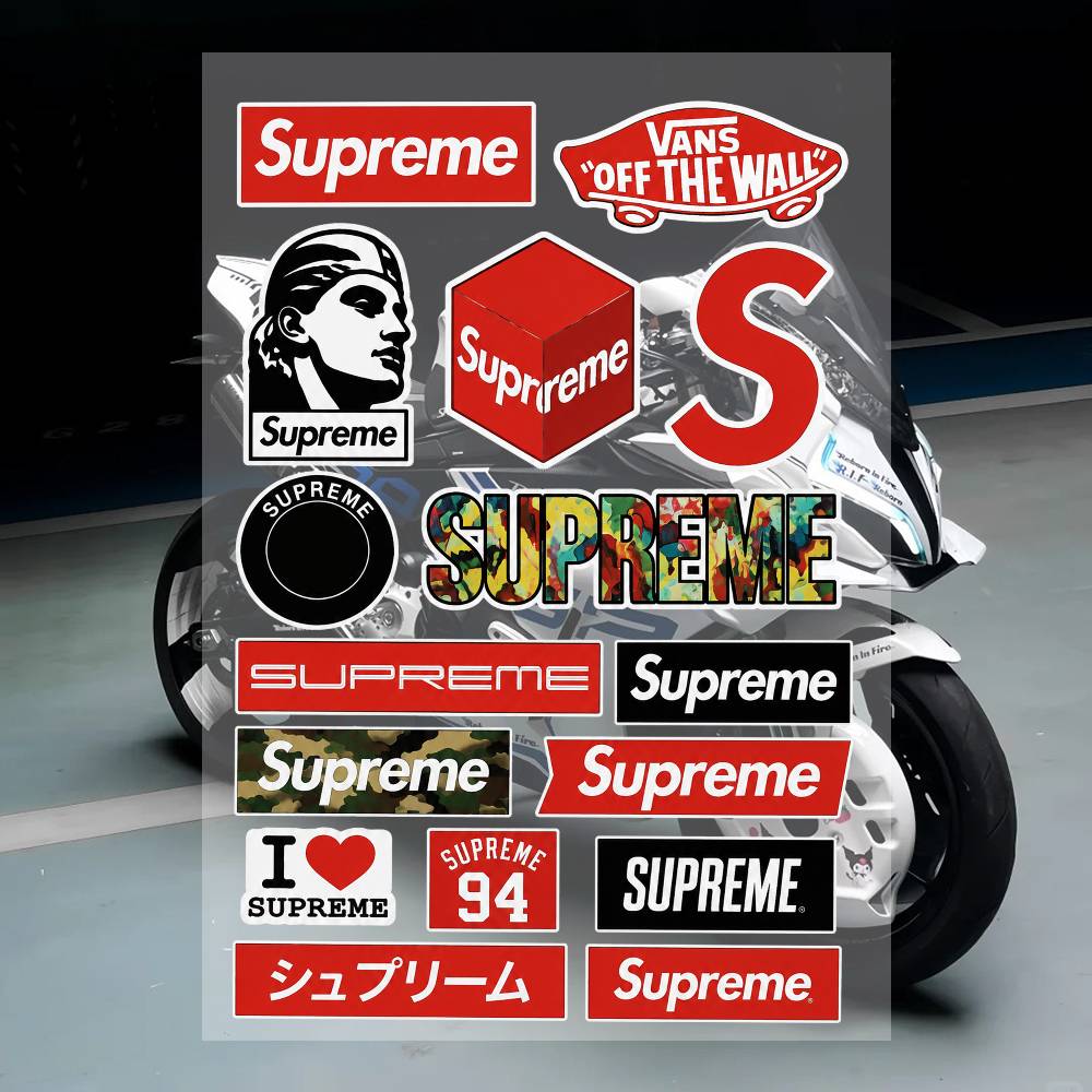 Set di Adesivi A-s-supreme-es  - Supreme Brand Streetwear recensione e prezzo