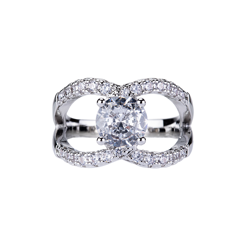925 Sterling Silver Shiny Zirc - Streetwear Brand Rings recensione e prezzo