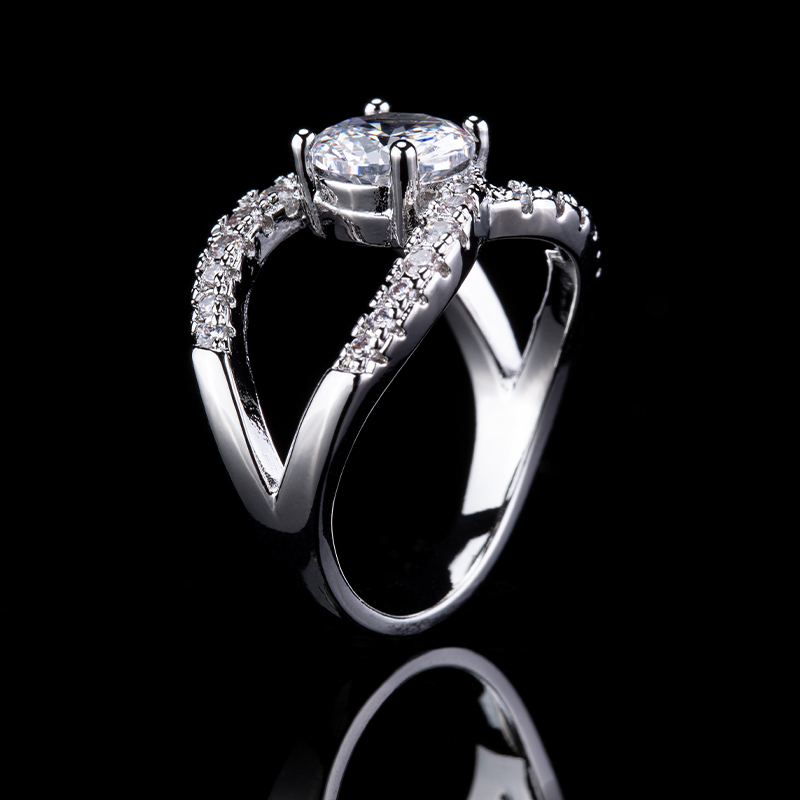 925 Sterling Silver Shiny Zirc - Streetwear Brand Rings recensione e prezzo